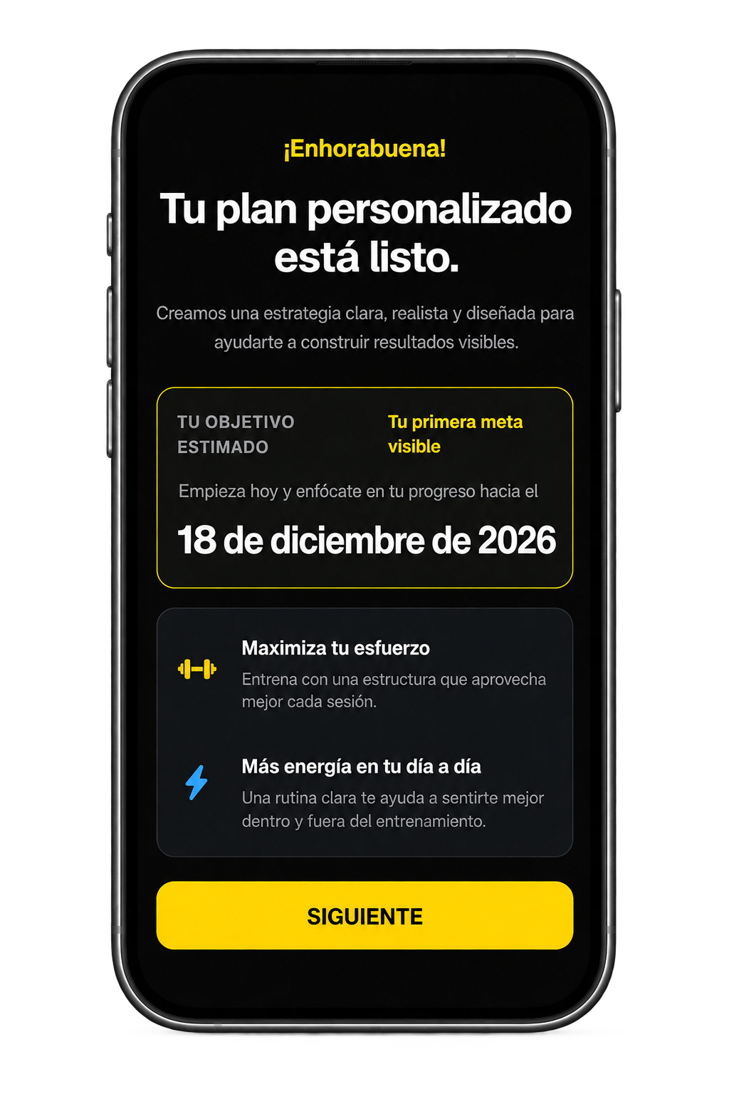 Recibe tu plan en Atla